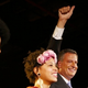 Dante de Blasio with his sister and father at a primary night party (Mario Tama/Getty Images)